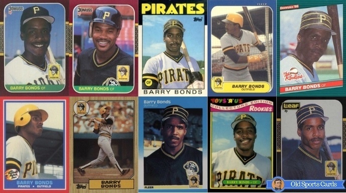 Barry Bonds Rookie Card 1987 Fleer #604