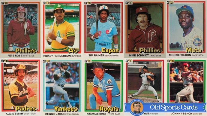 Cards That Never Were: 1981 Donruss Harold Baines