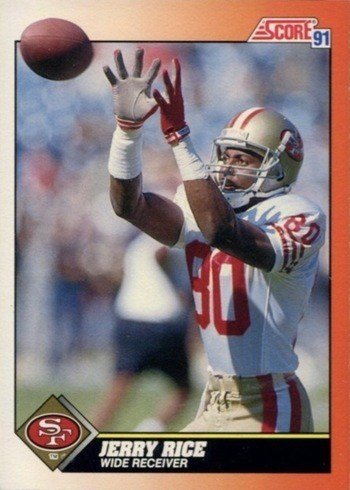 10 Most Popular 1991 Score Football Cards 