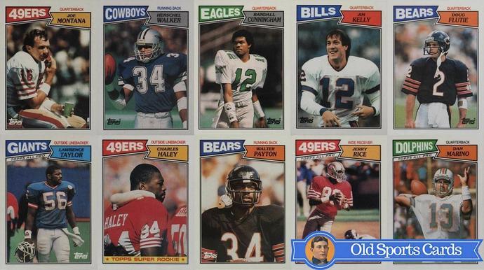 12 Most Valuable 1987 Topps Football Cards - Old Sports Cards
