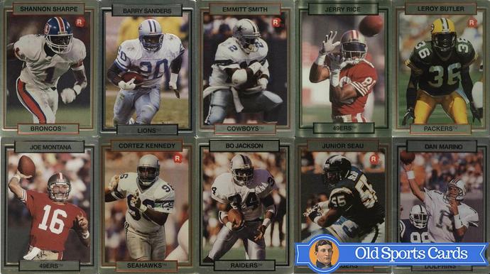 LOT OF 10 Action Packed NFL trading store cards 1992 FACTORY SEALED