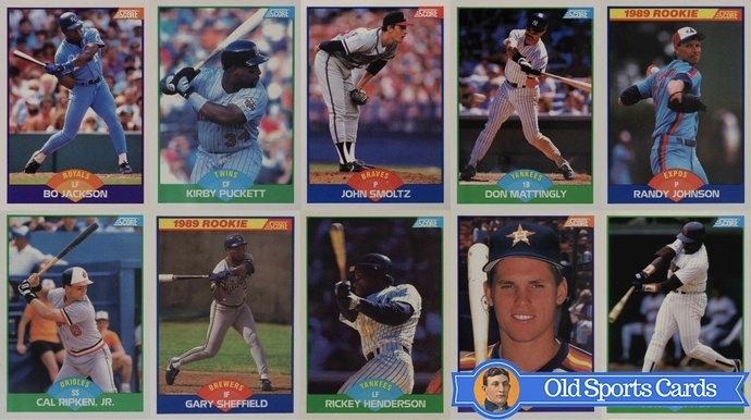 John Smoltz Atlanta Braves 1989 Score # 616 Rookie Card