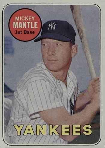 Mickey Mantle 1952 Topps card, the 'finest known example' of its