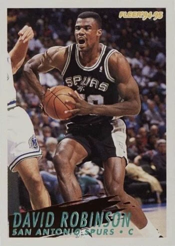 1994 Fleer #208 David Robinson Basketball Card