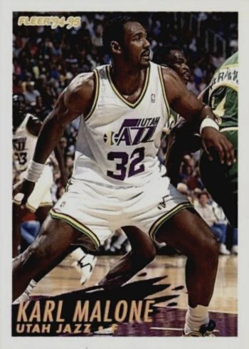 1994 Fleer #224 Karl Malone Basketball Card