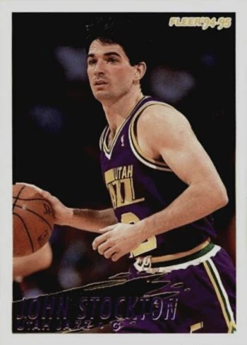 1994 Fleer #227 John Stockton Basketball Card