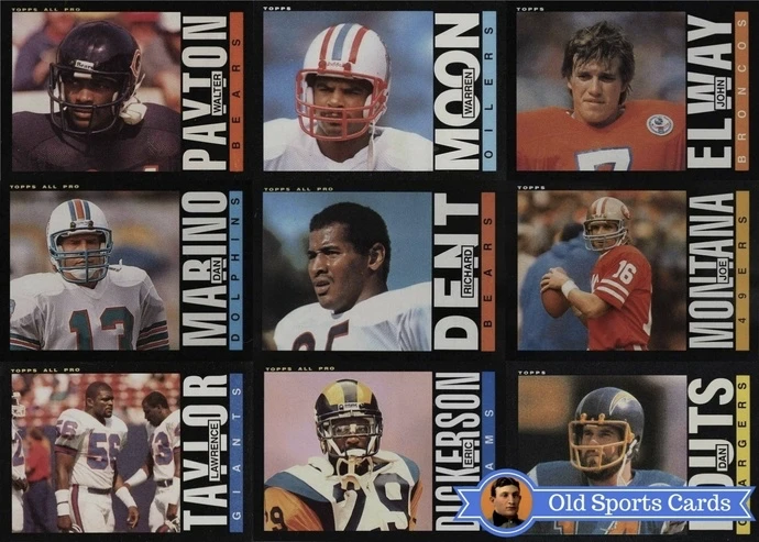 12 Most Valuable 1985 Topps Football Cards - Old Sports Cards