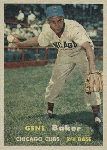 1957 Topps #176 Gene Baker Baseball Card