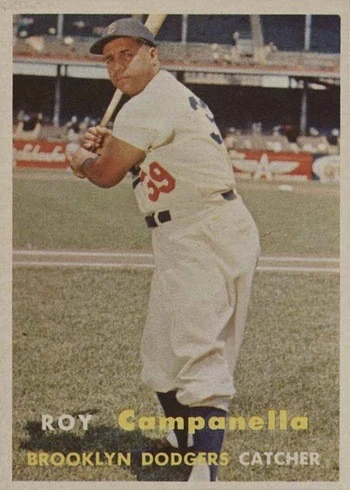 1957 Topps #210 Roy Campanella Baseball Card