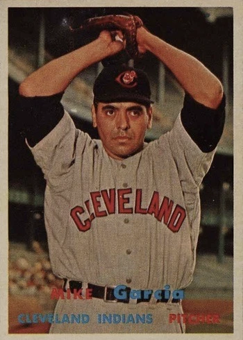 1957 Topps #300 Mike Garcia Baseball Card