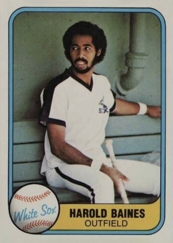 1981 Fleer #346 Harold Baines Rookie Card