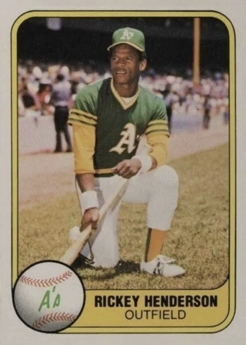 1981 Fleer #574 Rickey Henderson Baseball Card