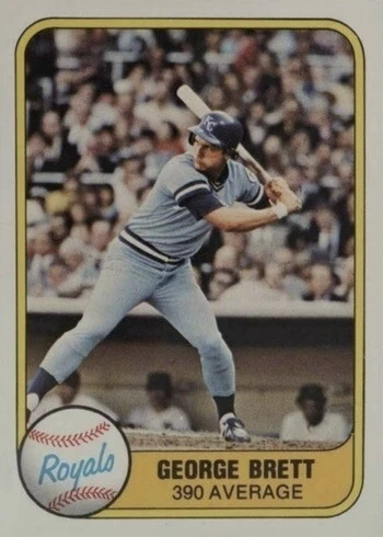 1981 Fleer #655 George Brett Baseball Card