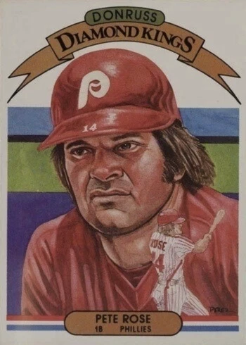 1982 Donruss #1 Pete Rose Diamond Kings Baseball Card