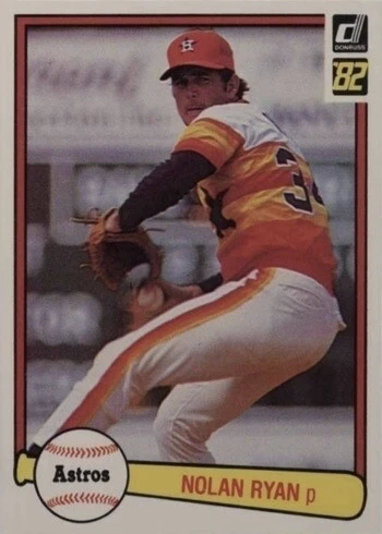 1982 Donruss #419 Nolan Ryan Baseball Card