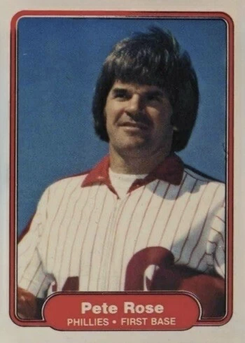 1982 Fleer #256 Pete Rose Baseball Card