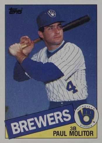 1985 Topps #522 Paul Molitor Baseball Card