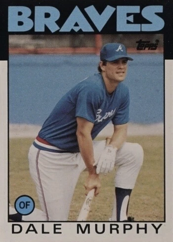 1986 Topps #600 Dale Murphy Baseball Card