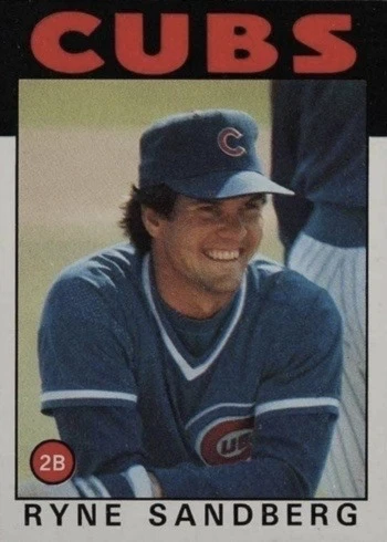 1986 Topps #690 Ryne Sandberg Baseball Card