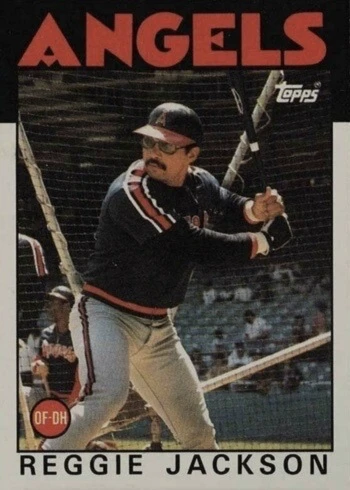 1986 Topps #700 Reggie Jackson Baseball Card
