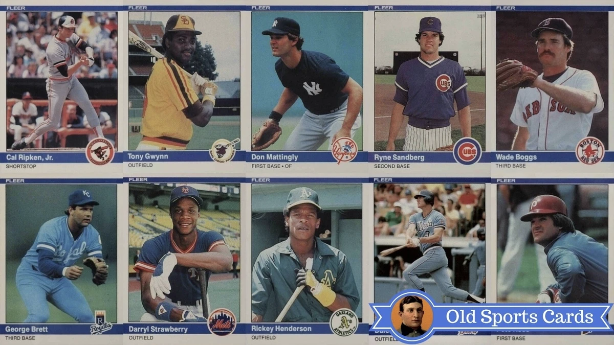 Dave Winfield lot: 20 Topps, on sale Donruss, Fleer, and specialty cards.