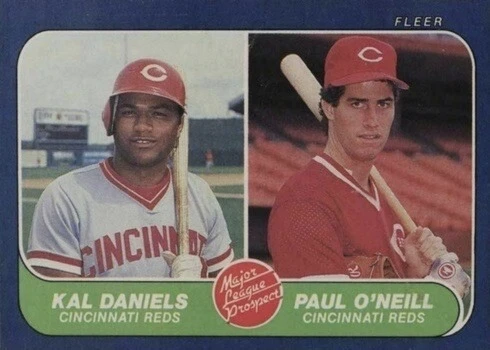 1986 Fleer #646 Paul O'Neill Rookie Card