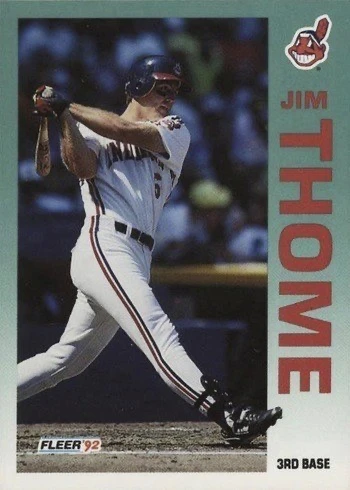 1992 Fleer #125 Jim Thome Baseball Card