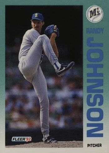 1992 Fleer #283 Randy Johnson Baseball Card