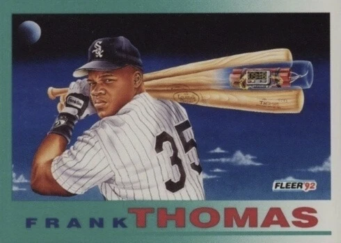 1992 Fleer #712 Frank Thomas Baseball Card