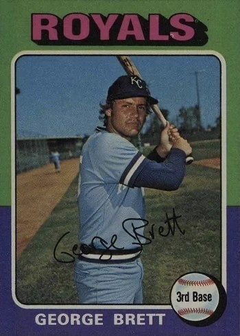 1975 Topps #228 George Brett Rookie Card