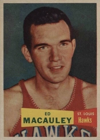 1957 Topps #27 Ed Macauley Rookie Card