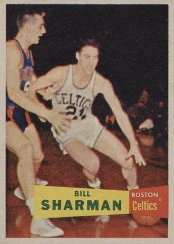 1957 Topps #5 Bill Sharman Rookie Card