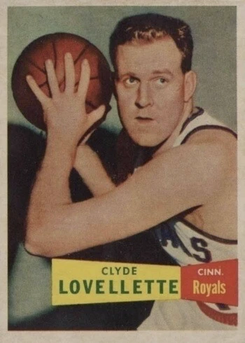 1957 Topps #78 Clyde Lovellette Rookie Card