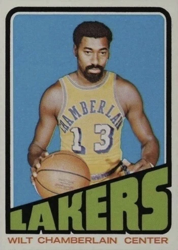 1972 Topps #1 Wilt Chamberlain Basketball Card