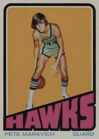 1972 Topps #5 Pete Maravich Basketball Card