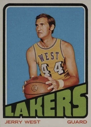 1972 Topps #75 Jerry West Basketball Card