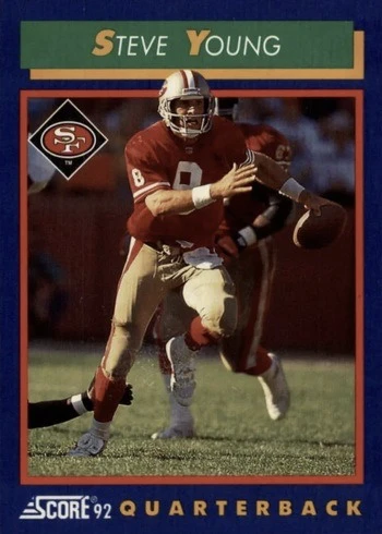 1992 Score #4 Steve Young Football Card