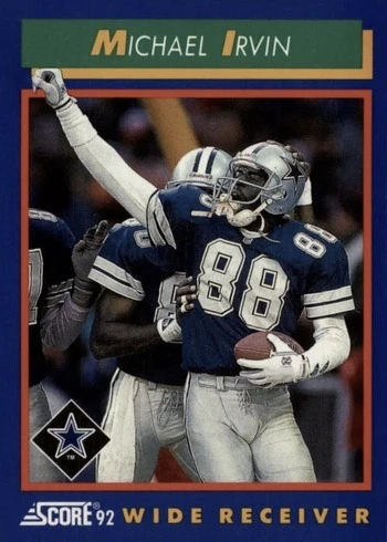 1992 Score #40 Michael Irvin Football Card