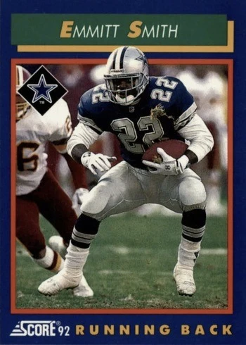 1992 Score #65 Emmitt Smith Football Card