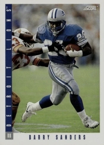 1993 Score #1 Barry Sanders Football Card