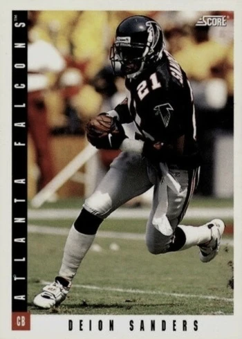 1993 Score #222 Deion Sanders Football Card