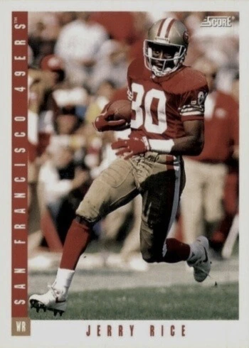 1993 Score #235 Jerry Rice Football Card