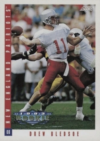 1993 Score #308 Drew Bledsoe Rookie Card