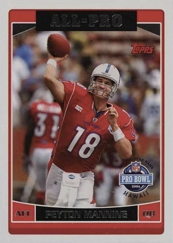 2006 Topps #288 Peyton Manning Football Card