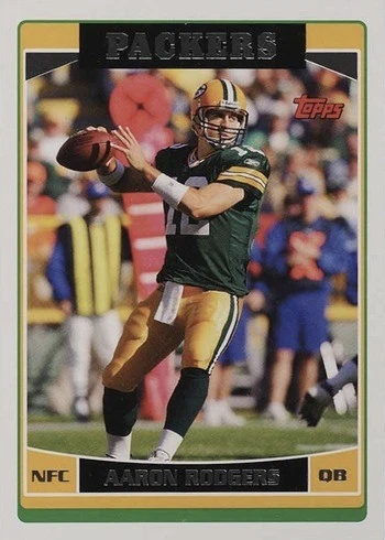 2006 Topps #84 Aaron Rodgers Football Card