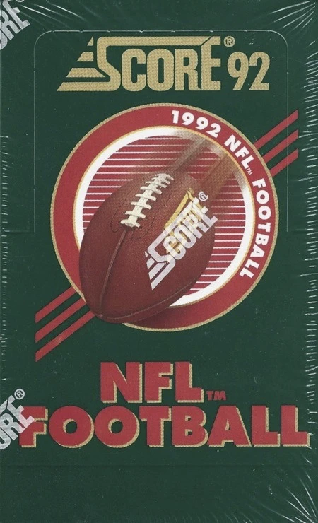 Unopened Box of 1992 Score Football Cards