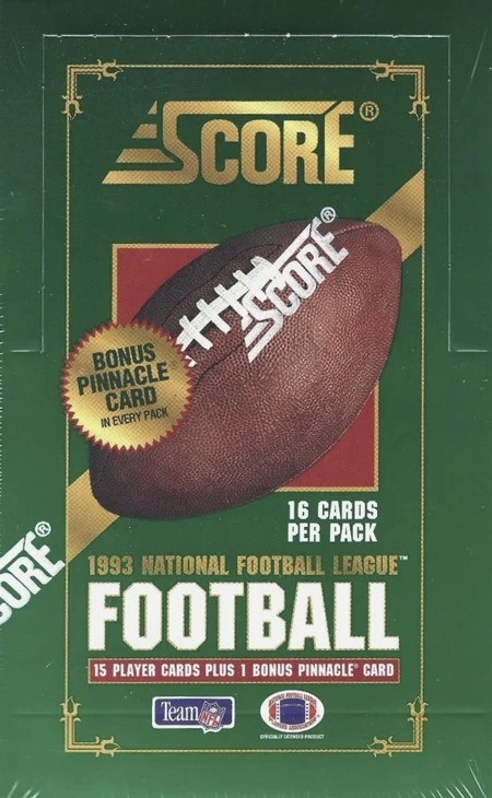 Unopened Box of 1993 Score Football Cards