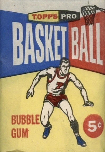 Unopened Pack of 1957 Topps Basketball Cards