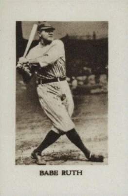 1929 Star Player Candy #21 Babe Ruth Baseball Card