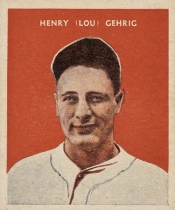 1932 U.S. Caramel #26 Lou Gehrig Baseball Card